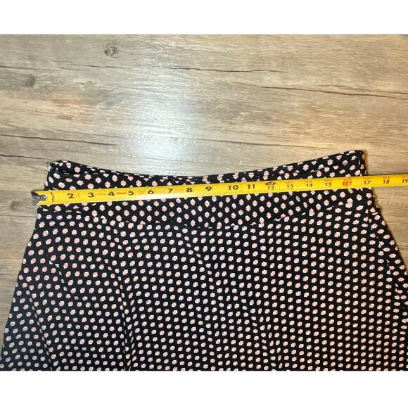 Talbots Petite - Black Pink White Pattern Skirt - Size L - Picture 6 of 11